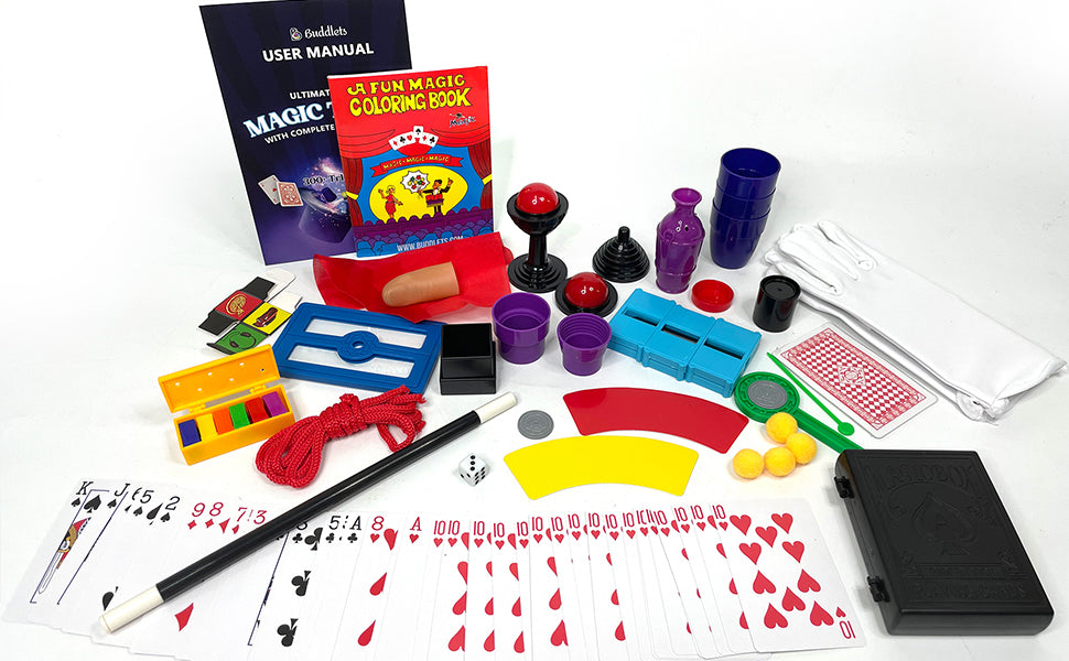 BUDDLETS Kit de magie Express pour enfants avec jusquà 70 tours épo
