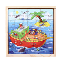 Load image into Gallery viewer, BUDDLETS - 6 IN 1 Wooden Jigsaw Educational Puzzle Set
